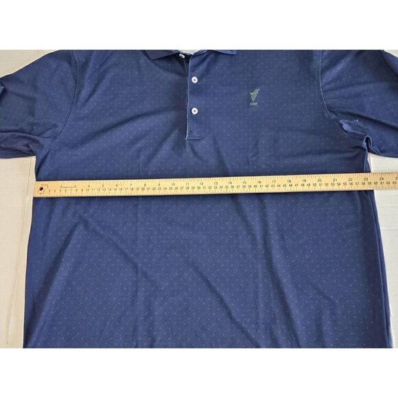 Turtleson Norman Mini Polka Dot Performance Polo Golf Shirt Size XL Long Sleeve - Picture 6 of 12